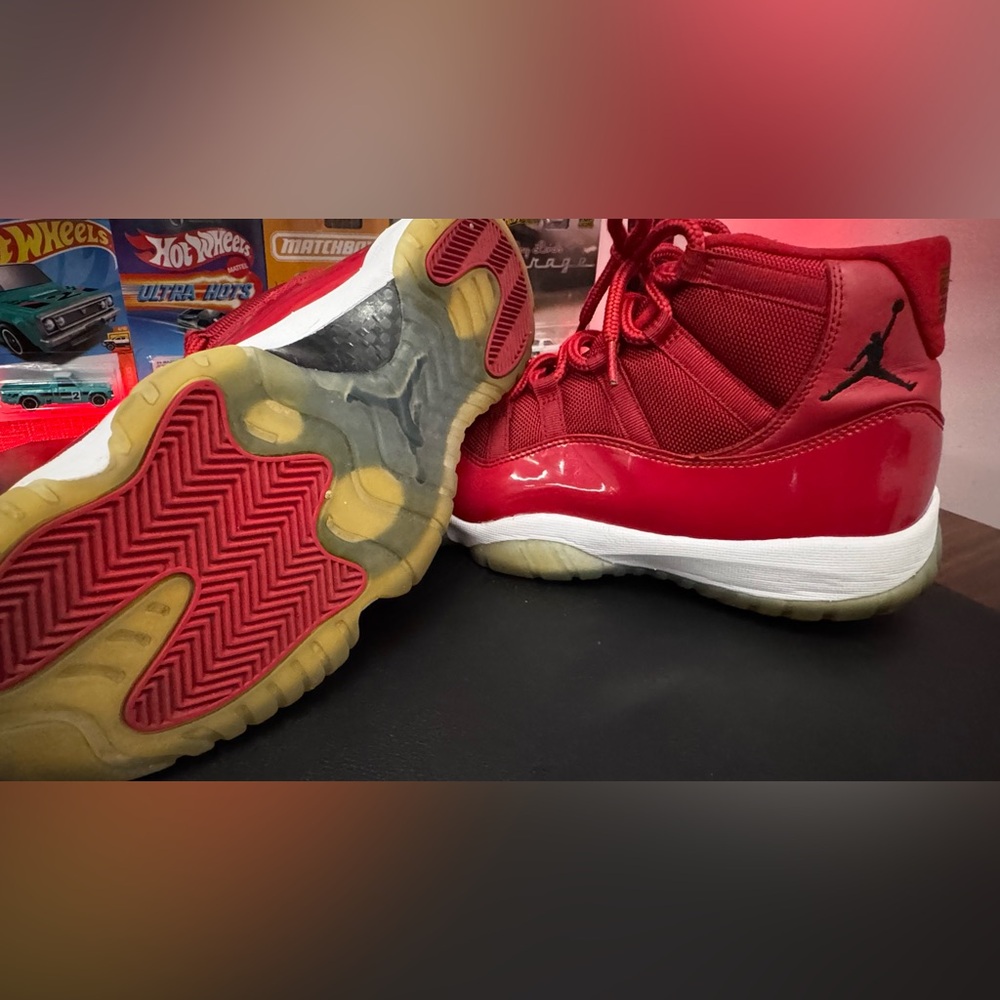 Air Jordan Red Athletic Sneakers - Picture 5 of 6